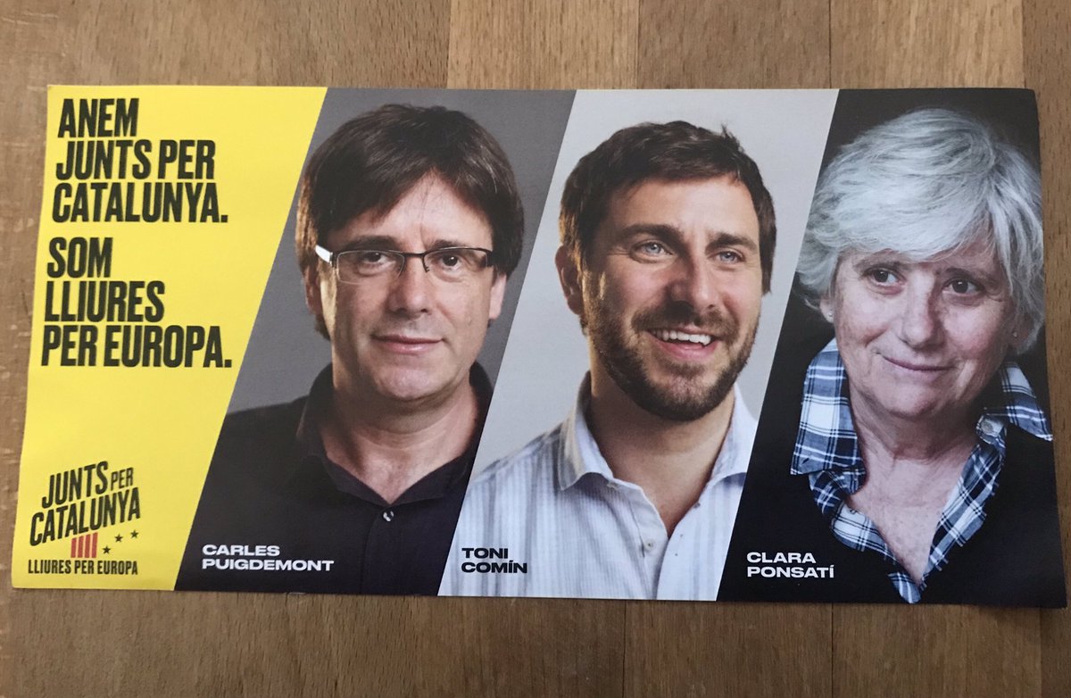 BetonaComin's tweet photo. Fem-los eurodiputats! Seran imparables!! 
#president @KRLS, @toni_comin i @ClaraPonsati! 💪🏼💪🏼💪🏼 
#JuntsxEuropa https://t.co/K6BlzkCHbW