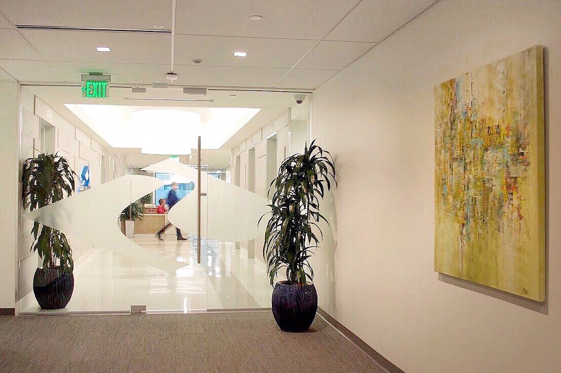 HighFreqArts's tweet photo. We love watching our clients' spaces transform with the use of art. 
Whether you want calm &amp; tranquil or bright &amp; bold, we'll find the piece that's right for your goals! https://t.co/NdHfcm39dv