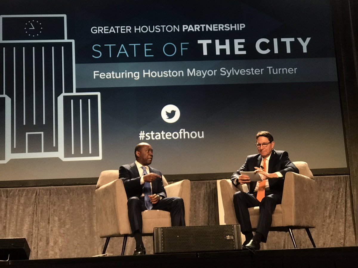 JeffSyptak's tweet photo. We can not have a growing and dynamic city heading in one direction  with our education systems going in another. 

I am sitting on this stage today’s because I had skilled teachers who invested in me. We must engage in the system in a holistic way.-@SylvesterTurner #StateOfHou https://t.co/kHaNLN2eNN