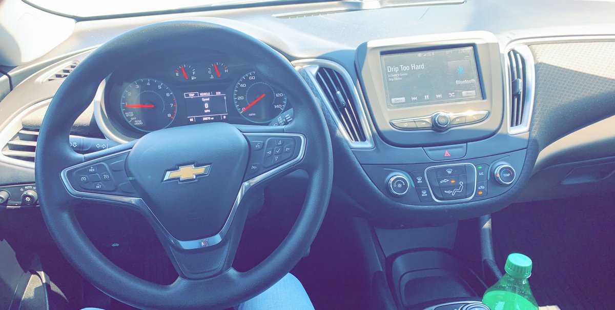 haven’t showed twitter my new car yet. did it all by myself 😌 2017 chevy malibu
