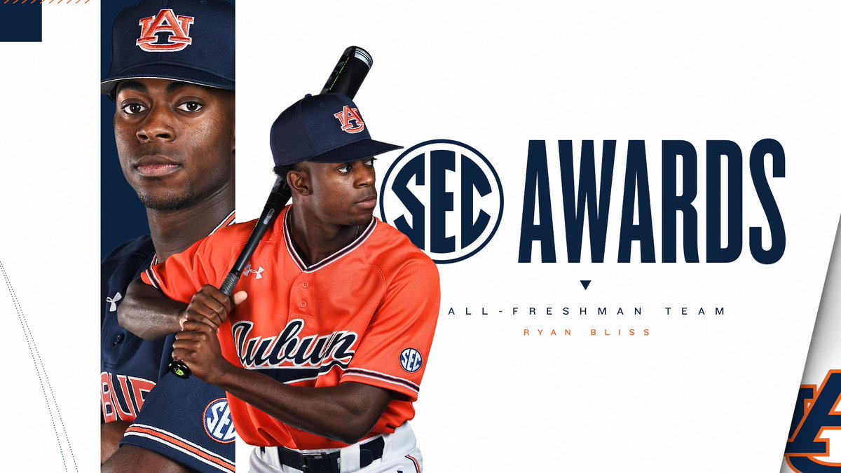 AuburnBaseball's tweet photo. This kid is nails.
 
Congrats to @ribliss2 on being named Freshman All-SEC. 👊
 
📰 » https://t.co/Fc8WvO8Ydd 
 
#WarEagle | #Attack https://t.co/EBNajI2vaP