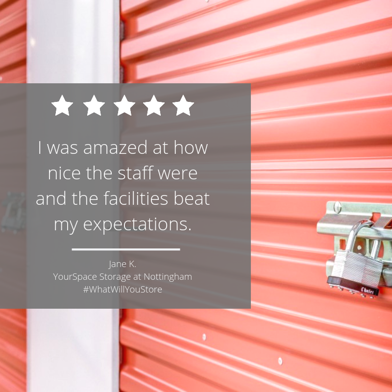 YourSpaceMD's tweet photo. We love going above and beyond our customers' expectations. #customerservice #nottingham #whatwillyoustore #selfstorage https://t.co/vQYvpvd2kv