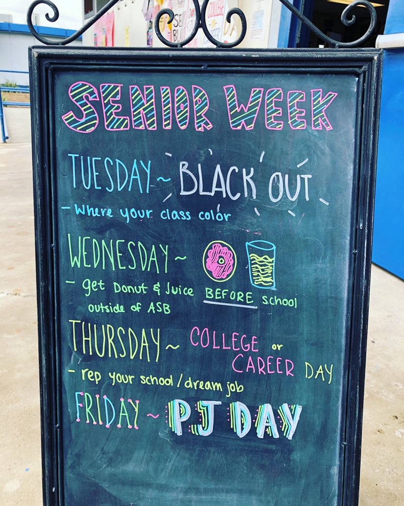 It’s Senior Week! #co2019 🎓