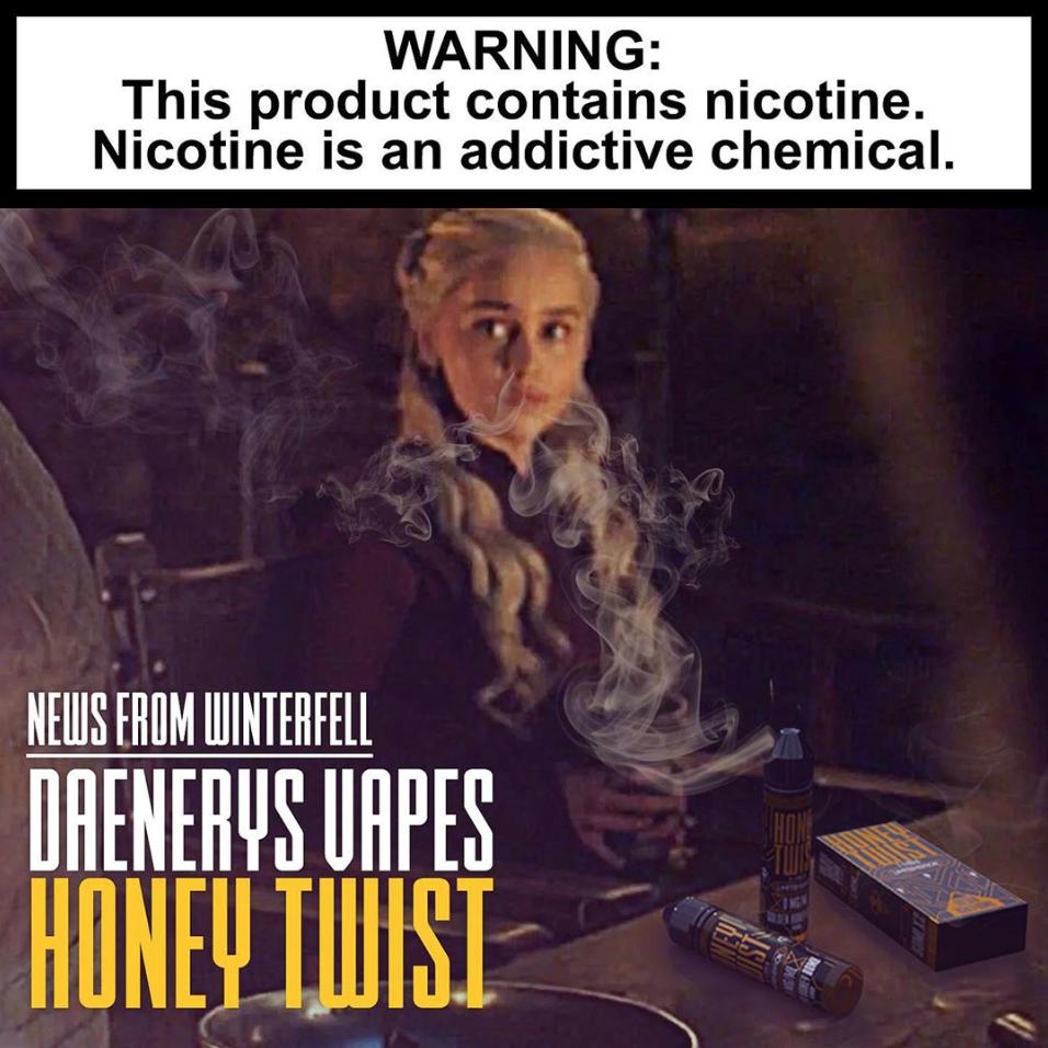 What were your thoughts on the #GOTFinale ?! 💨
#LemonTwist #MelonTwist #FruitTwist #TwstSalt #CookieTwist #MangoTwist #HoneyTwist #vape #gameofthrones