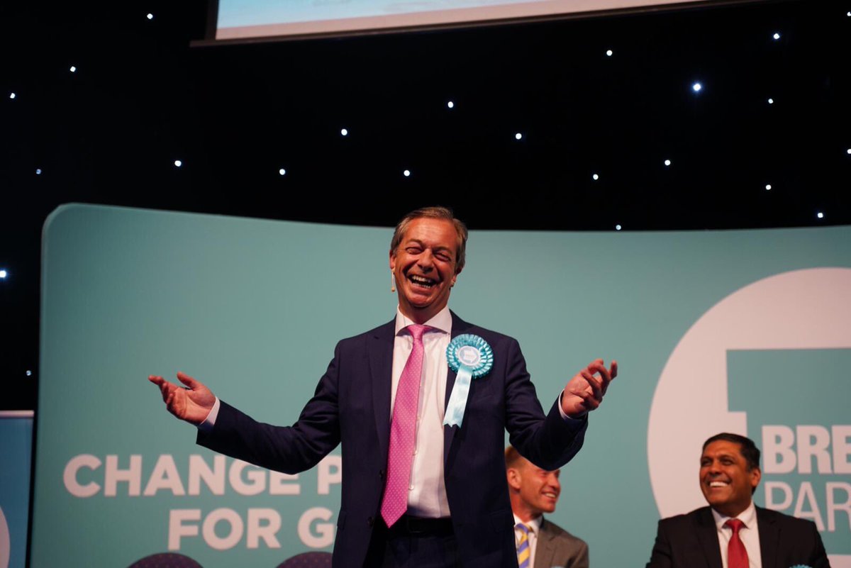 Nigel_Farage's tweet photo. Whatever they throw at us, we will never give up. ➡️ https://t.co/jbbRLBoIPS