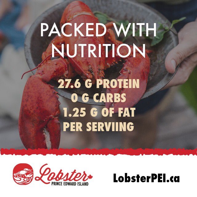 Campbellsfish's tweet photo. Did you know that lobster is both delicious and nutritious? Time to get crackin’! #PEI @lobster_pei #PEIlobster https://t.co/XoVfI5CtUQ