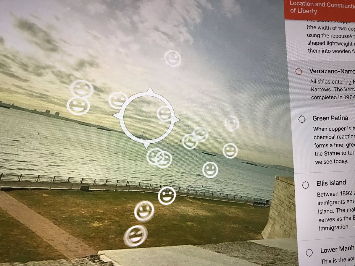 HistoryFrog's tweet photo. So much fun bringing history to life w #FirstAveVR β€οΈsharing @StatueEllisNPS @EllisIslandNPS in 360 w Google Expeditions! https://t.co/TjAW6CGCsA