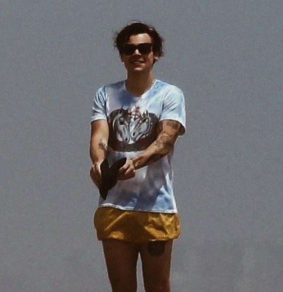 harrymoonchild's tweet photo. Harry Styles at the Beach - summer '19 https://t.co/3lWYJUzbJk
