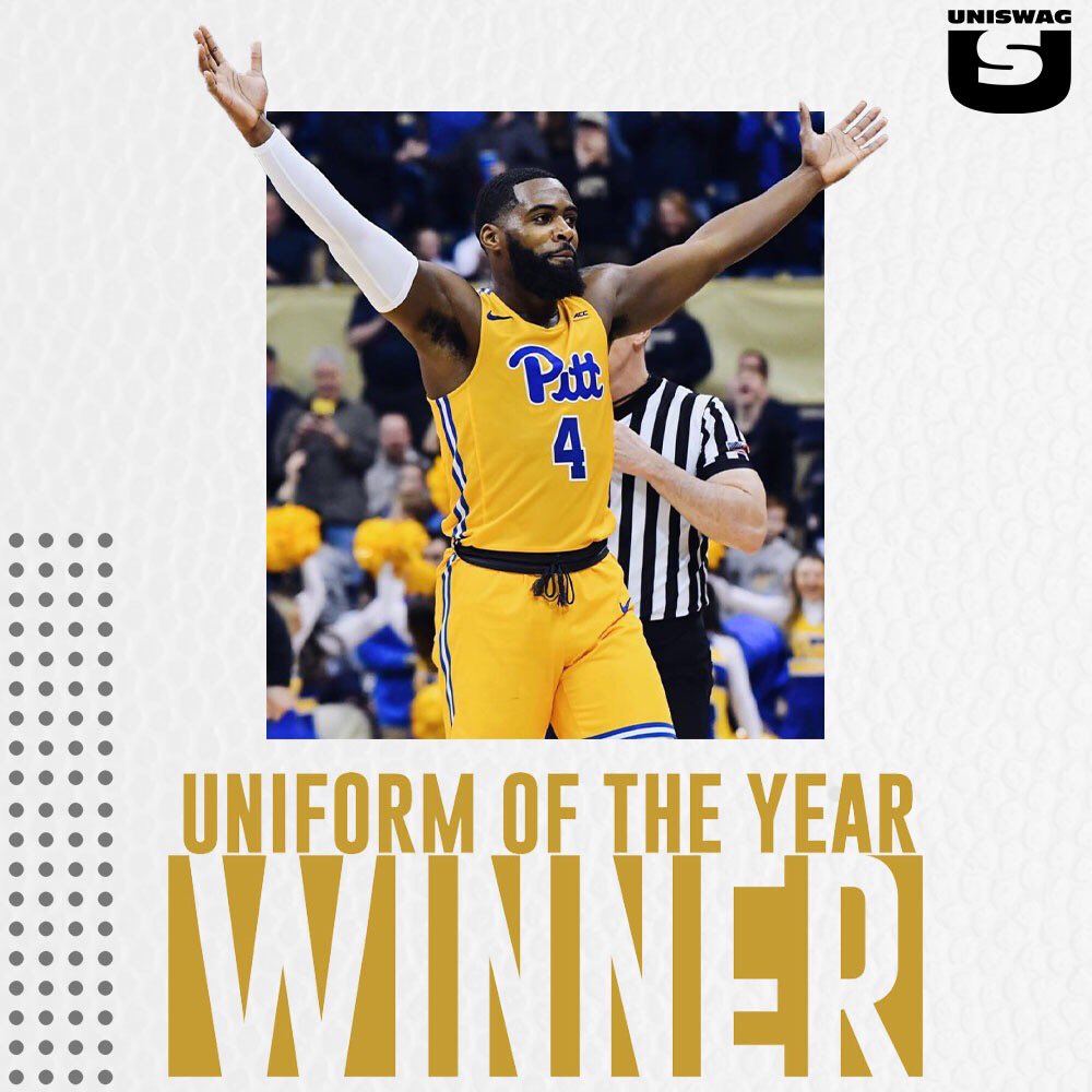 The UNISWAG Uniform of the Year Award goes to <a href="/Pitt_MBB/">Pitt Basketball</a> 

#uniswag