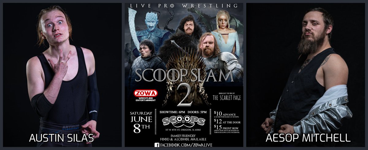 zowalive's tweet photo. Austin Silas vs @The_Fabled_One on June 8 in Oregon, IL! https://t.co/sjfKzxGuuu