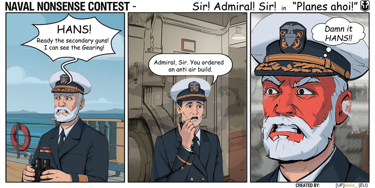 akaKrazee's tweet photo. #WorldofWarships #NavalNonsense 
Here is my comic
IGN: sonix_
EU server https://t.co/MYVYiIacio