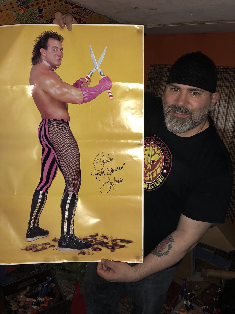 That time last year when I found this  @BrutusBeefcake_ poster in my childhood bedroom at my parents’ house.