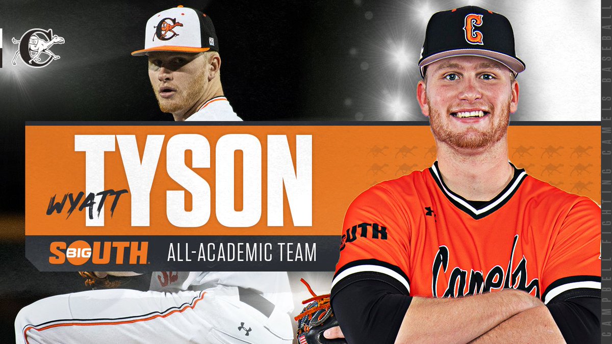 He's an accounting major that you can count on out of the bullpen. 💰

Congrats to Wyatt Tyson, who represents Campbell on the <a href="/BigSouthSports/">Big South Conference</a> All-Academic Team. 📚

#RollHumps 🐪⚾