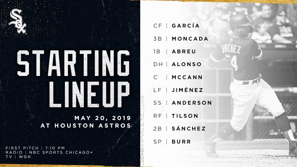 whitesox's tweet photo. Tonight's #WhiteSox starters! https://t.co/nGNsOYoNvz