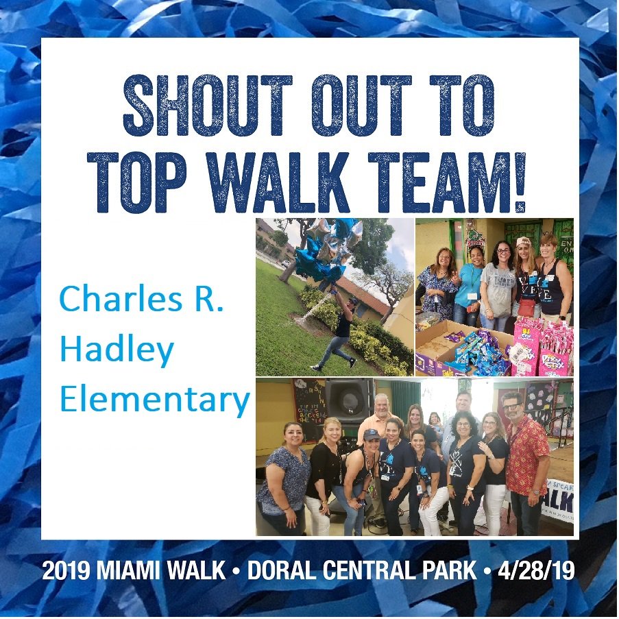 #shoutout to one of our Top Walk Teams - Charles R Hadley Elementary -  for continuing to collect donations and aiming to beat their best fundraising year! They hosted a successful dress-down fundraiser &amp; party to support #AutismSpeaksMiami!