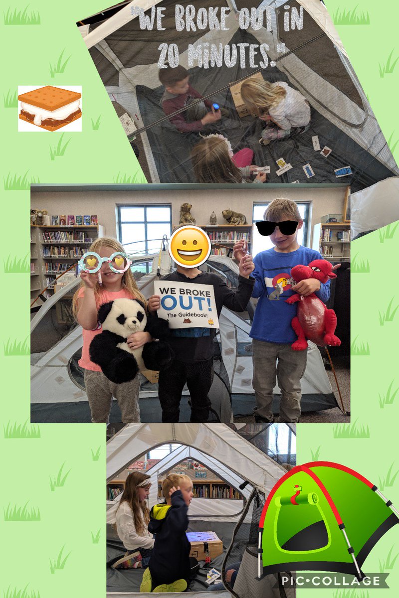 ms_kmccann's tweet photo. @WestWoodsWolves Kindergarteners problem solving, thinking critically, and collaborating to break into the box and escape the tent. https://t.co/t4aRjxQoC5