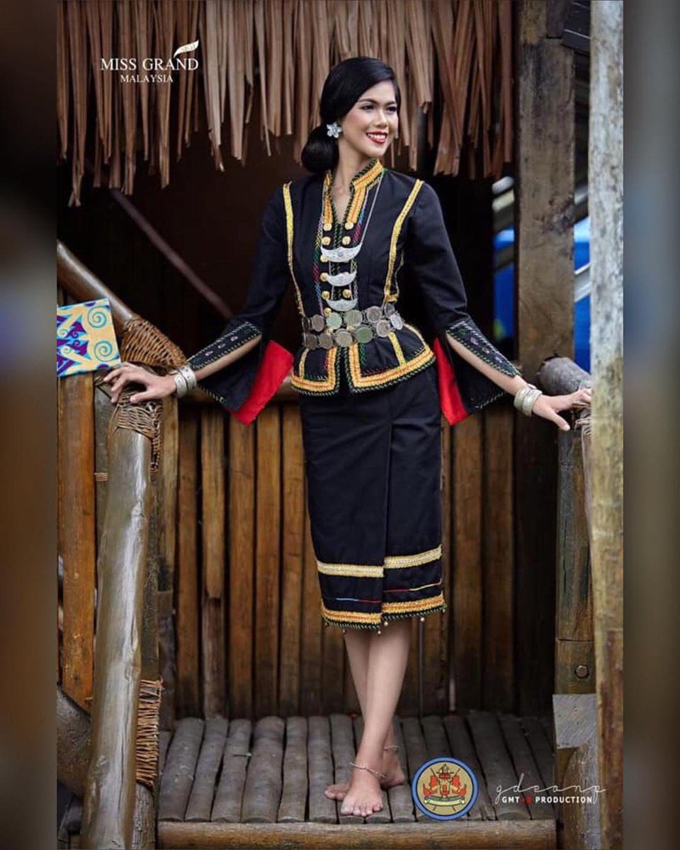 The Beauty of the World Lies in the Diversity of its People” Miss Grand  Malaysia 2019 👸 Melde Wuanne attired with her tribe's Dusun Tatana costume  from Kuala Penyu. #MissGrandMalaysia, image size:960x1200