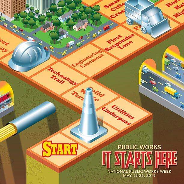 Happy National Public Works Week! 
Thank you for all you do for your communities!