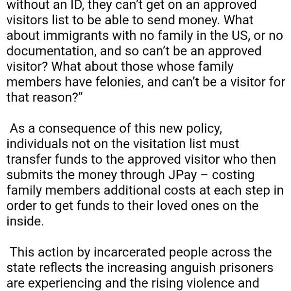 Final_Straw's tweet image. NC prisoners will be filing grievances tomorrow to protest the implementation of new @JPay_com   policies by @NCPublicSafety under #KennethLassiter starving prisoners and amplifying violence. Doubtless due to influence by #GaryMohr.
 (1/2)