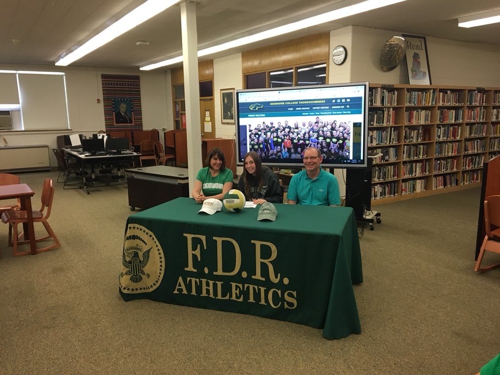 Congratulations to Liz Miller who will be continuing her academic and volleyball playing career at Skidmore College.