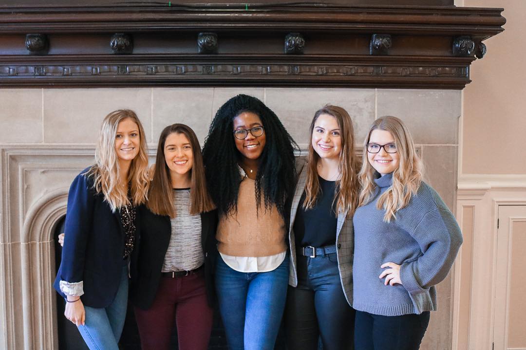 Pitt_Business's tweet photo. We are thrilled to announce that @pitt_sws has become an official @PittTweet chapter! We are so proud of #PittBusiness Senior Juliana Ritrievi for leading the charge and thank Executive in Residence Kathy Foody-Malus for being such a help to our students! #H2P https://t.co/WlP5utlsfn