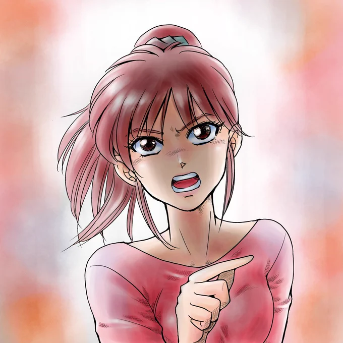 昨日のオリキャラ女子の色変えバージョン。 オーバーレイの合成だと暗めの表現がイメージ通りにいかないので、焼き込みの合成で影の部分を描いてみました。 この方法の方がやり直しもしやすいし、影部分の色も調整しやすそうで良いかも。また試そうっと。 #グリザイユ画法 #オリキャラ女子 #描いてみた