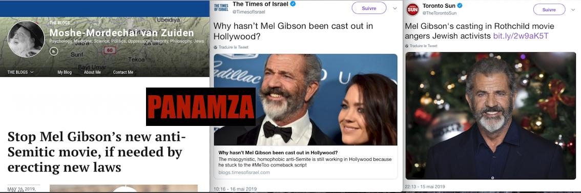 Jacob Rothschild caricaturé par «l'antisémite» Mel Gibson ? Le lobby juif est furieux