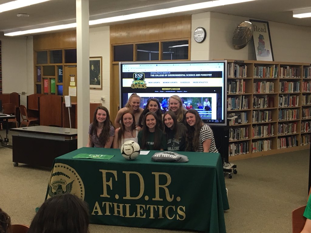 Congratulations to Abby Thomas who will be continuing her academic and soccer playing career at SUNY College of Environmental Science and Forestry.