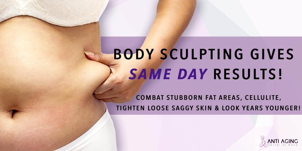 antiagingboca's tweet photo. Get rid of any stubborn, unwanted fat or loose, saggy skin you may have with our #HIFU #BodySculpting technology! This service is non-invasive, quick, permanent, painless, and gives SAME DAY results! This could just be your new favorite #WeightLoss method. https://t.co/VfT2SIKDaL