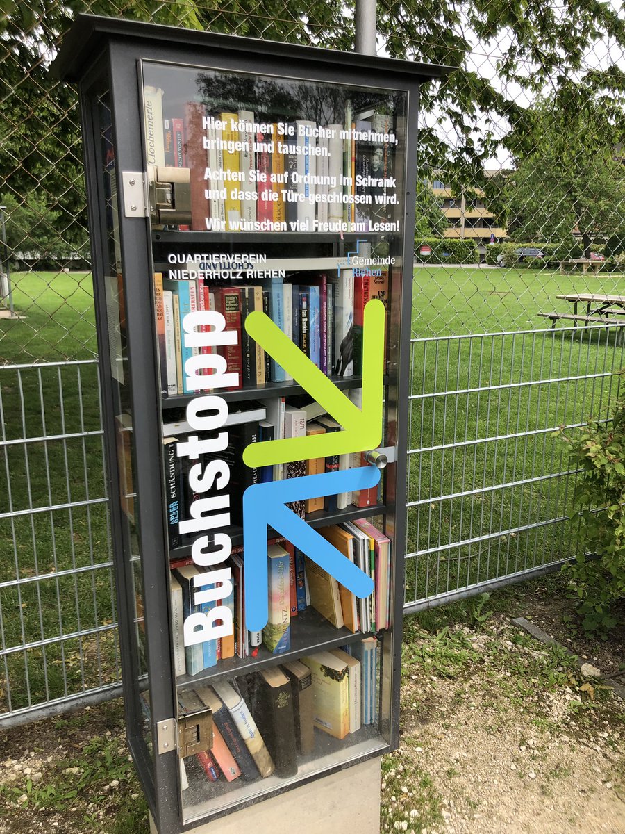 TimPWalsh's tweet photo. These book sharing boxes are a pretty strong indicator of a community that values literacy #library https://t.co/O6sNn3YS5X