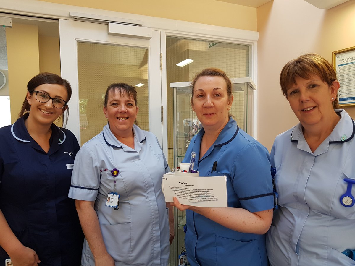 Heidi <a href="/heidi_tombling/">Heidi Tombling</a>  from Tudor Court has been "mugged" by the SWAN Bereavement Team for excellent EOLC and promoting excellent EOLC, well done!! #swan #onechance @fionaDmurphy <a href="/AliceDa93416470/">Alice Davies</a> <a href="/NCAlliance_NHS/">Northern Care Alliance NHS Foundation Trust (NCA)</a> <a href="/RochdaleCO_NHS/">Rochdale Care Organisation</a>  <a href="/BrophyPhilomena/">Philomena Brophy</a> <a href="/shazevans68/">Sharon</a>
