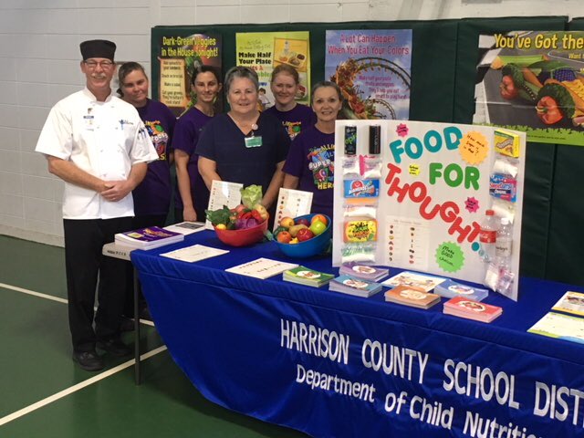 HCSD_CN's tweet photo. HARMFUL SUGARS....... that was this year topic presented by the child nutrition staff at SAE health fair. #saecafe #healthfair #FoodForThought https://t.co/W7MsOaXK07