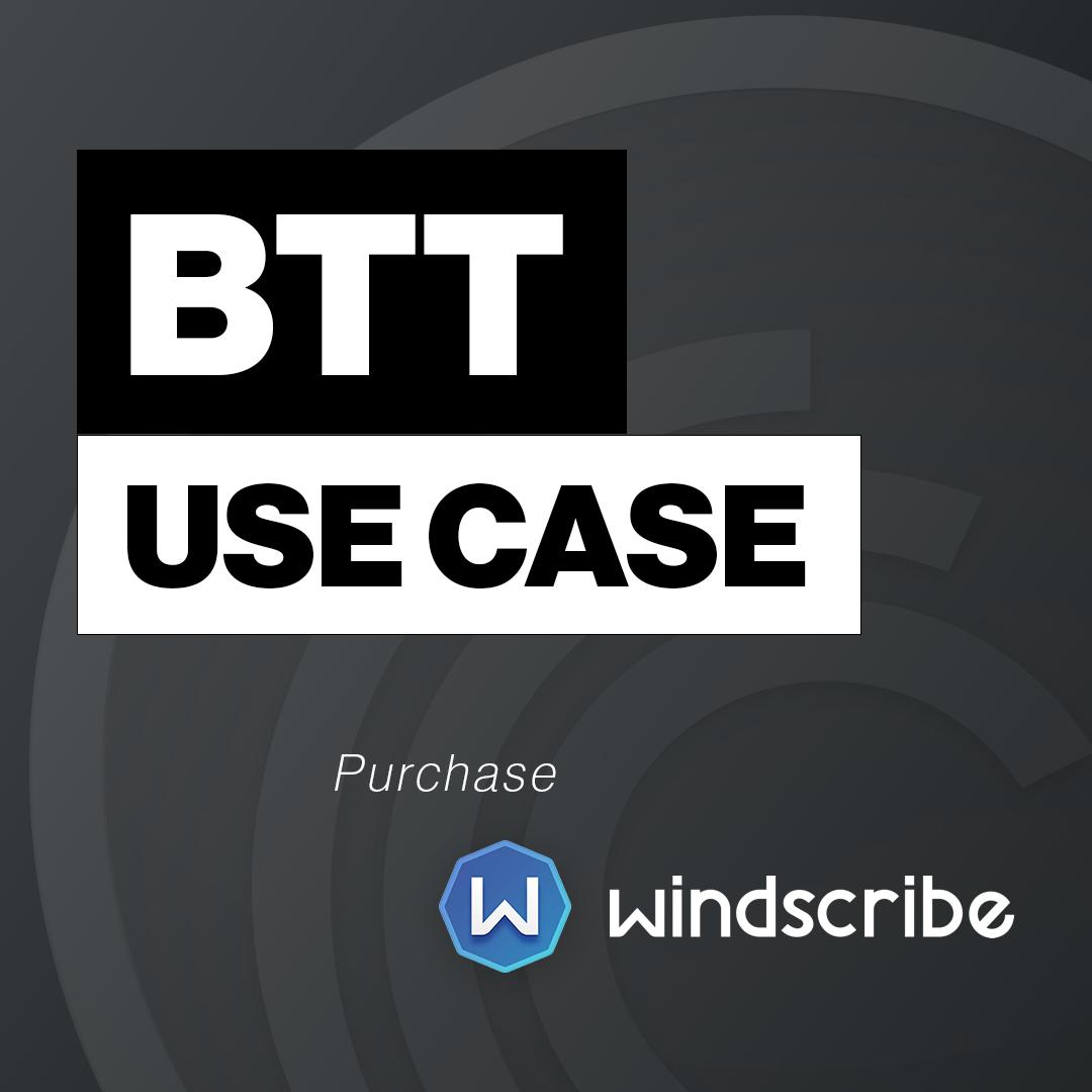 utorrent's tweet photo. Want to make sure you are safe and secure while you browse the internet? You may now purchase a VPN service with @windscribe with $BTT! #BTT #BTTusecases https://t.co/2LiFafBaP9