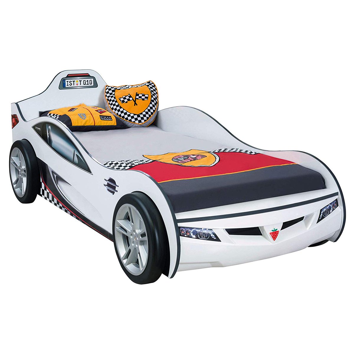 cilekusa's tweet photo. Cheer up the children’s room with Cilek Race Cup Twin Race Car Bed. This #twinbed frame features a real 3D bumper and cool racing style decals. #racecarbed #racethemeroom https://t.co/O4hXcJKL9q https://t.co/0QKS6mt1uR