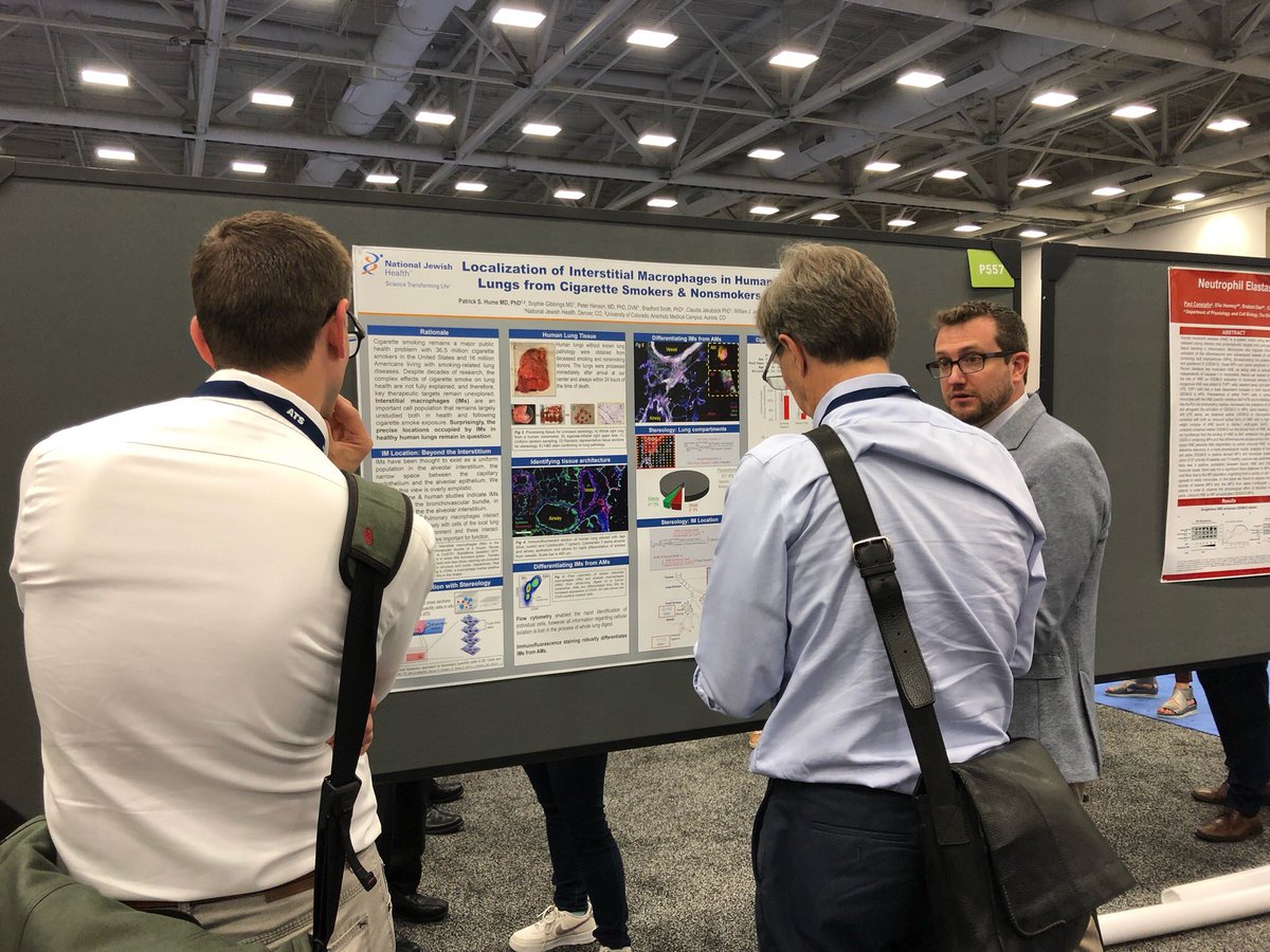 DenPulm's tweet photo. Day 2. Amazing that ALL fellows were able to attend this year. Special shout out to all the attendings at home who were gracious in covering us for 5 days. #UniversityOfColorado #NationalJewish #ATS2019 #WeOweOurAttendingsBeer https://t.co/g8RWfBwX4f