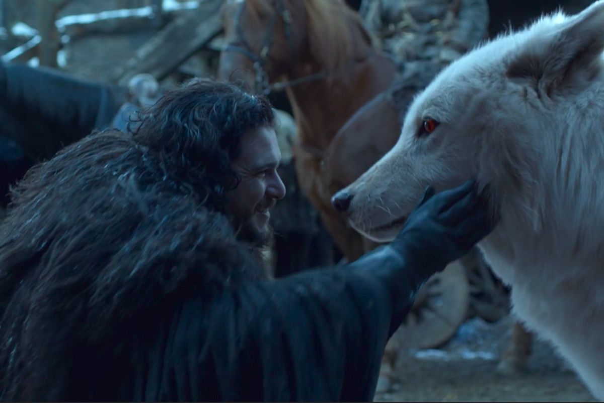RummanZia's tweet photo. #GoTS08
Rushed and cheesy end to a fantastic series.
#Spoilers
The Starks won the #GameOfThrones. Their dreams came true.
Jon Snow's end is the happiest. Live among the free folk with probable prospects to come together with another #Ygritte and be happily ever-after. https://t.co/ESSbvTs2Rq