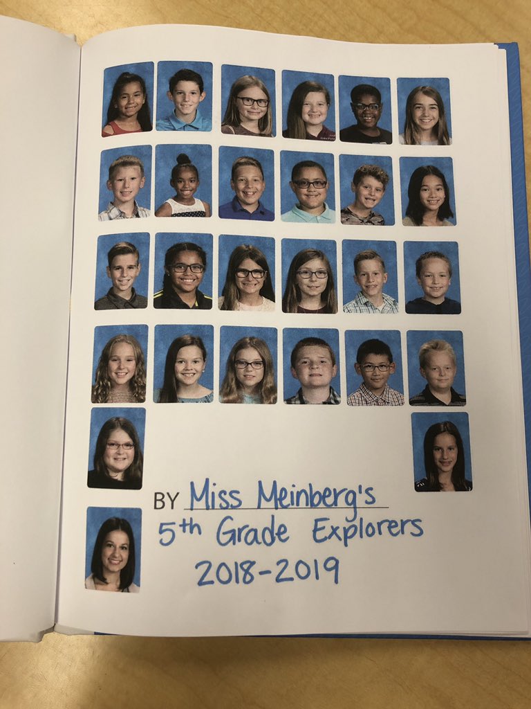 AnnieMeinberg's tweet photo. Our @Scholastic student treasures book came in today! We are published authors π€ Woohoo! #5thGradeExplorers #AddamsLearners https://t.co/EB2nvBtMOK