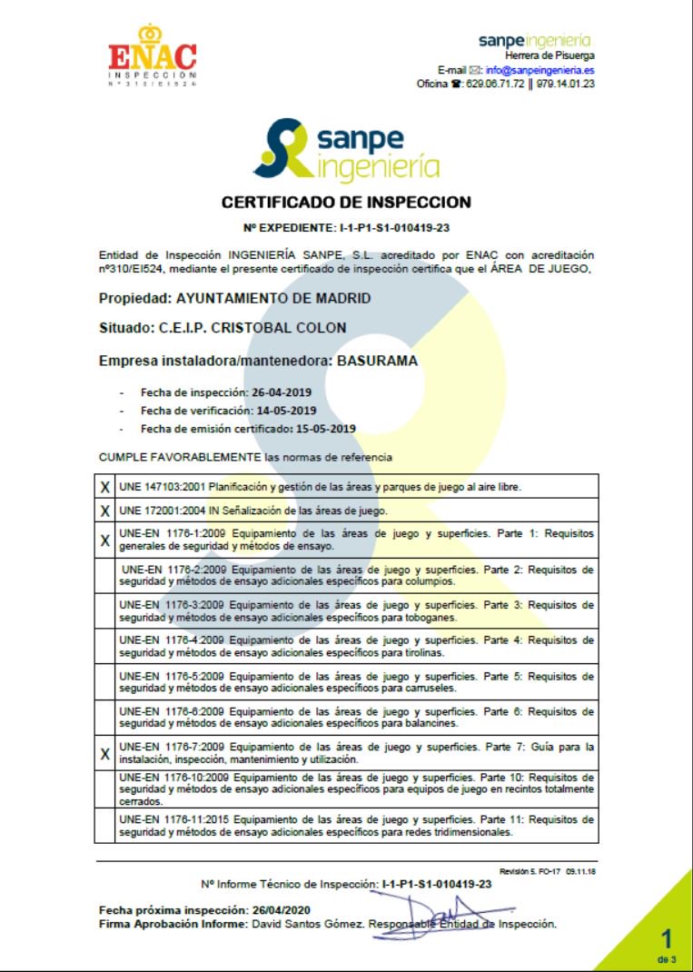 Hemos conseguido certificar el segundo parque parque de juegos con materiales reutilizados en un colegio #autocoles #reuse #patios ¡Esto no se para! 😆