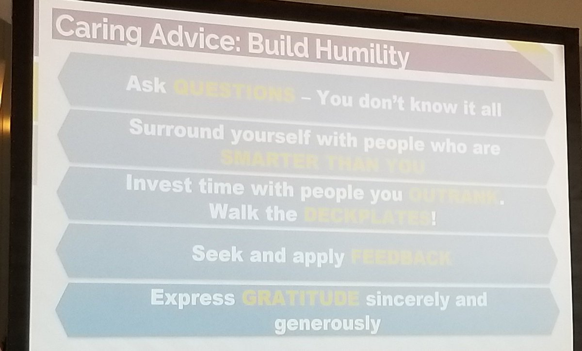 forceofchange15's tweet photo. With leadership comes power and if not kept in check, all leaders are capable of arrogance. Here are some things to do to not let hubris get the best of you. #ATD2019 https://t.co/PohQZuGvHz