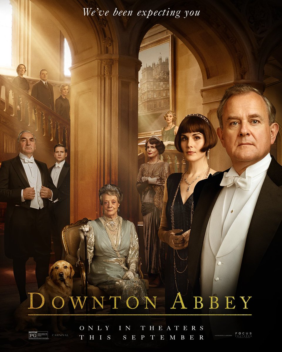 TODAYshow's tweet photo. Tune in tomorrow on TODAY for an exclusive peek at the all-new trailer for the @DowntonAbbey movie! #DowntonAbbeyFilm https://t.co/lHu7tOYLPD