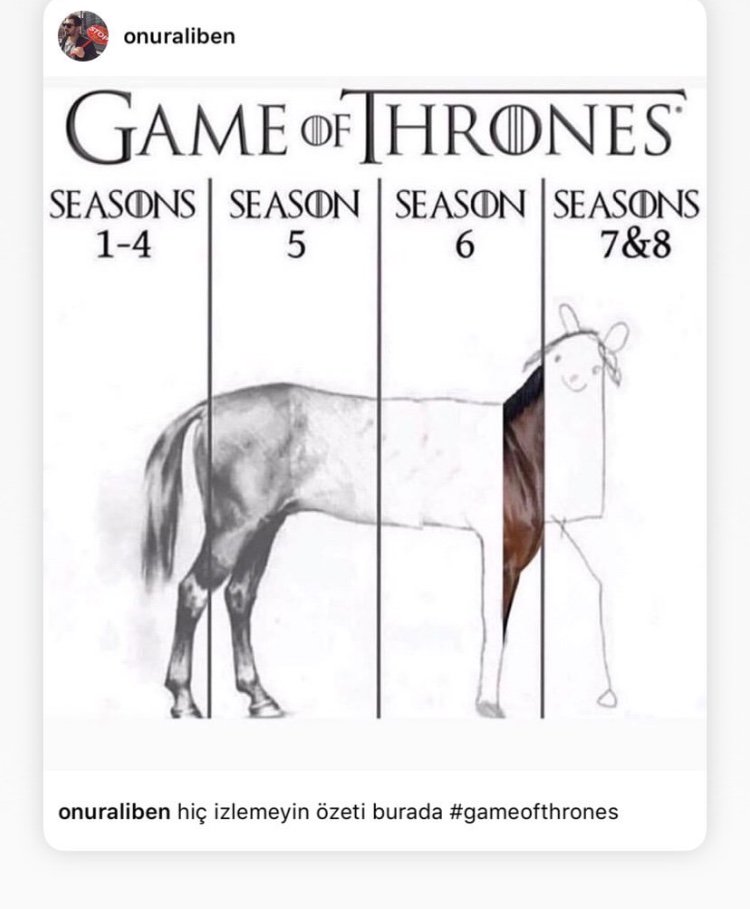 Bu konu hakkında konuşmak istemiyorum duygularıma tercüman resmi bırakıyorum  #GameOfThonesFinale