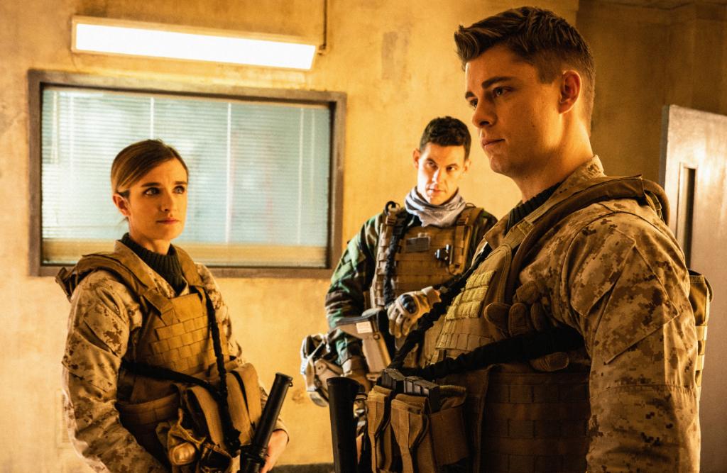 TheCodeCBS's tweet image. The team travels overseas to investigate a Marine accused of desertion. Stream #TheCode live tonight at 9/8c on @CBS and @CBSAllAccess: spr.ly/6013EcnY7