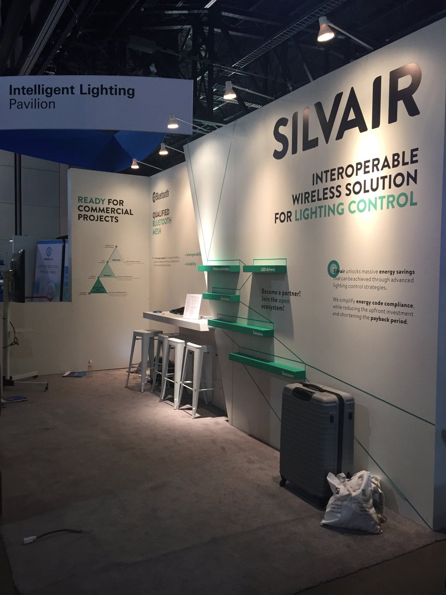 meetsilvair's tweet image. We are ready for tomorrow! Don't forget to visit our booth #3830 in Intelligent Lighting Pavilion #LFI2019 #Bluetooth #bluetoothmesh #lighting