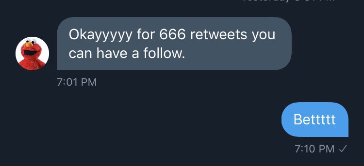 RealThanos_'s tweet photo. ☪️☪️☪️☪️☪️☪️☪️☪️☪️☪️

Whanos needs your help

Now i have to actually try bro 

@ElmoIsNowGod is my favorite 

If you don’t retweet this your not a loyal fan 

i will personally dm anyone who retweets this post

♋️♋️♋️♋️♋️♋️♋️♋️♋️♋️♋️ https://t.co/n5IALCMFQ1