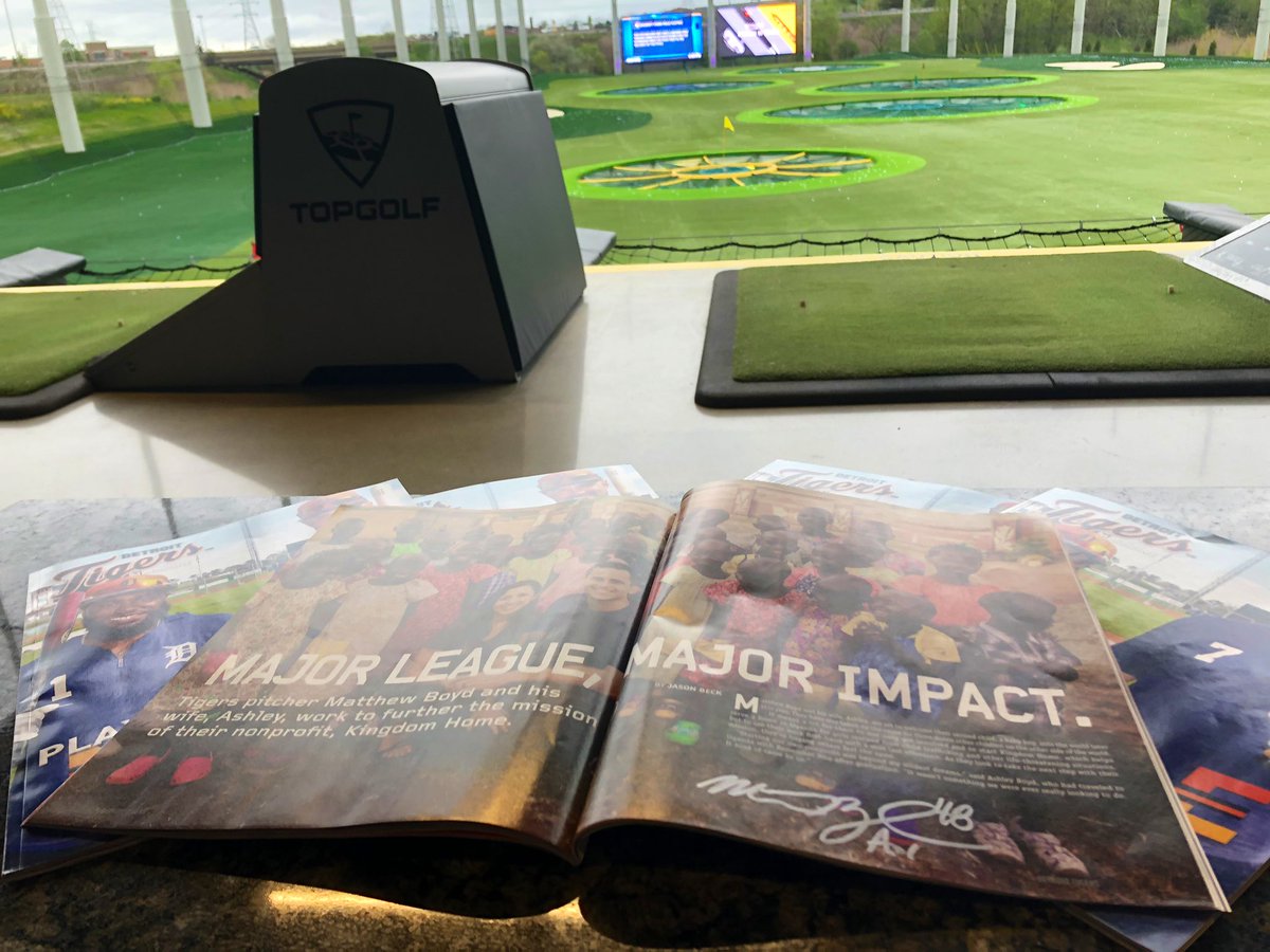 tigers's tweet photo. RETWEET to win one of these signed @mattboyd48 Tigers Magazines from his Kingdom Home Topgolf event.

Rules ➡️ https://t.co/J8Ev6B0APC https://t.co/VDI1oVDHeh