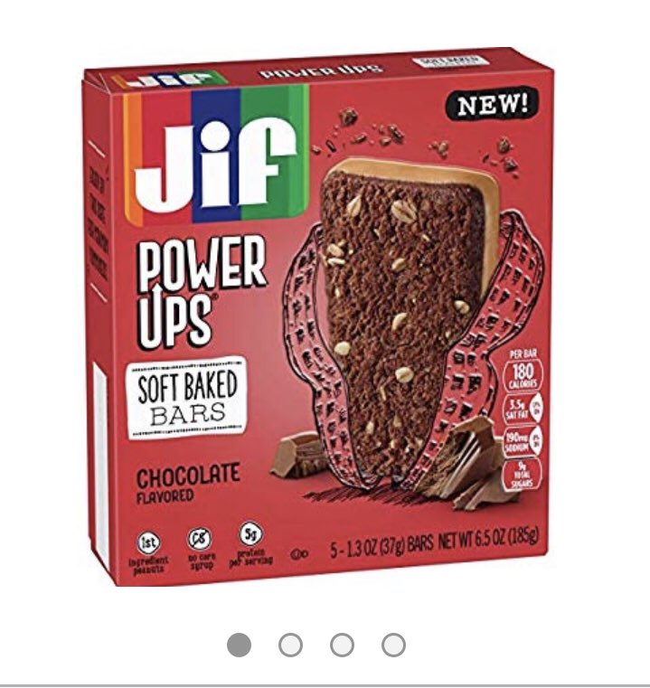 flying_jenny's tweet photo. @Jif , are these more like your old Jif Bars? Or do they have as many huge peanut chunks as the blue Power Up boxes? We ❤️ Jif Peanut BUTTER bars—we can get peanut bars anywhere! https://t.co/7265vCBe3q