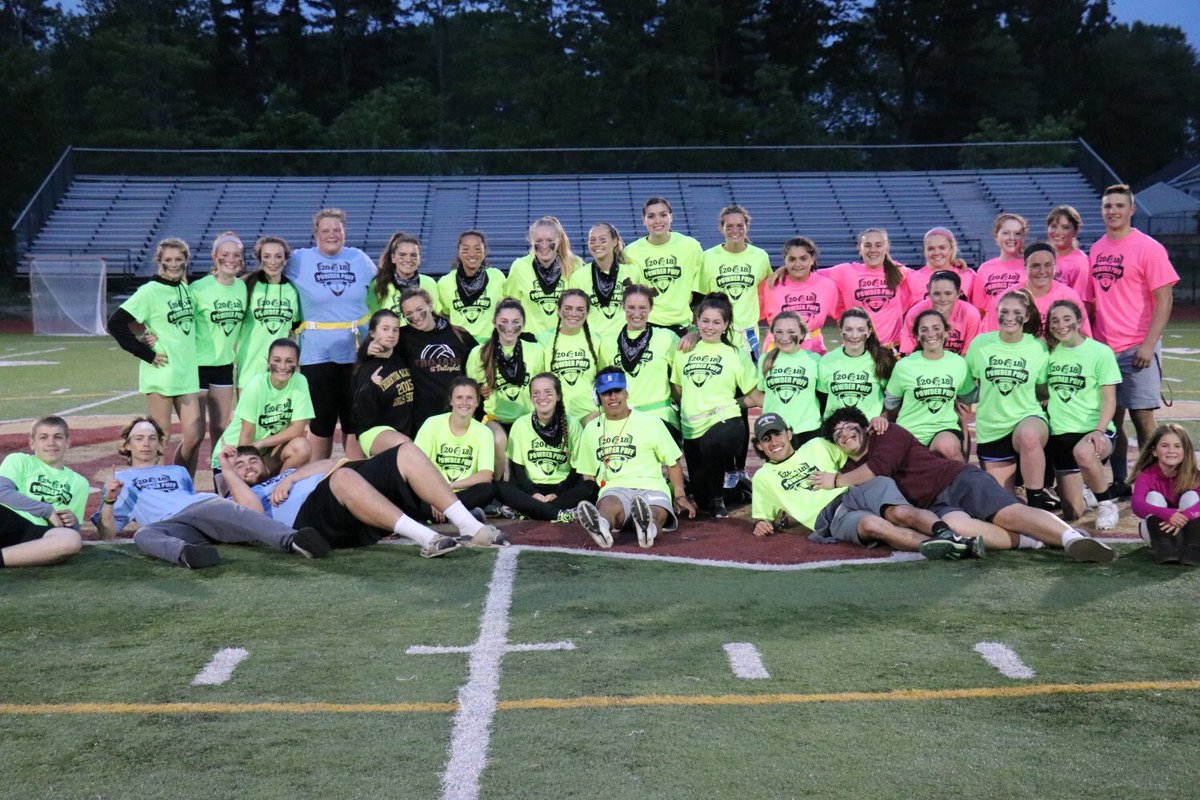 ta_ribbonclub's tweet photo. The Powder Puff Game is TOMORROW! Which grade will win this year? 🏈🎗If you would like to watch, it is $3.00 at the door or 3+ canned goods! See you tomorrow! https://t.co/7kWNQMaGBx
