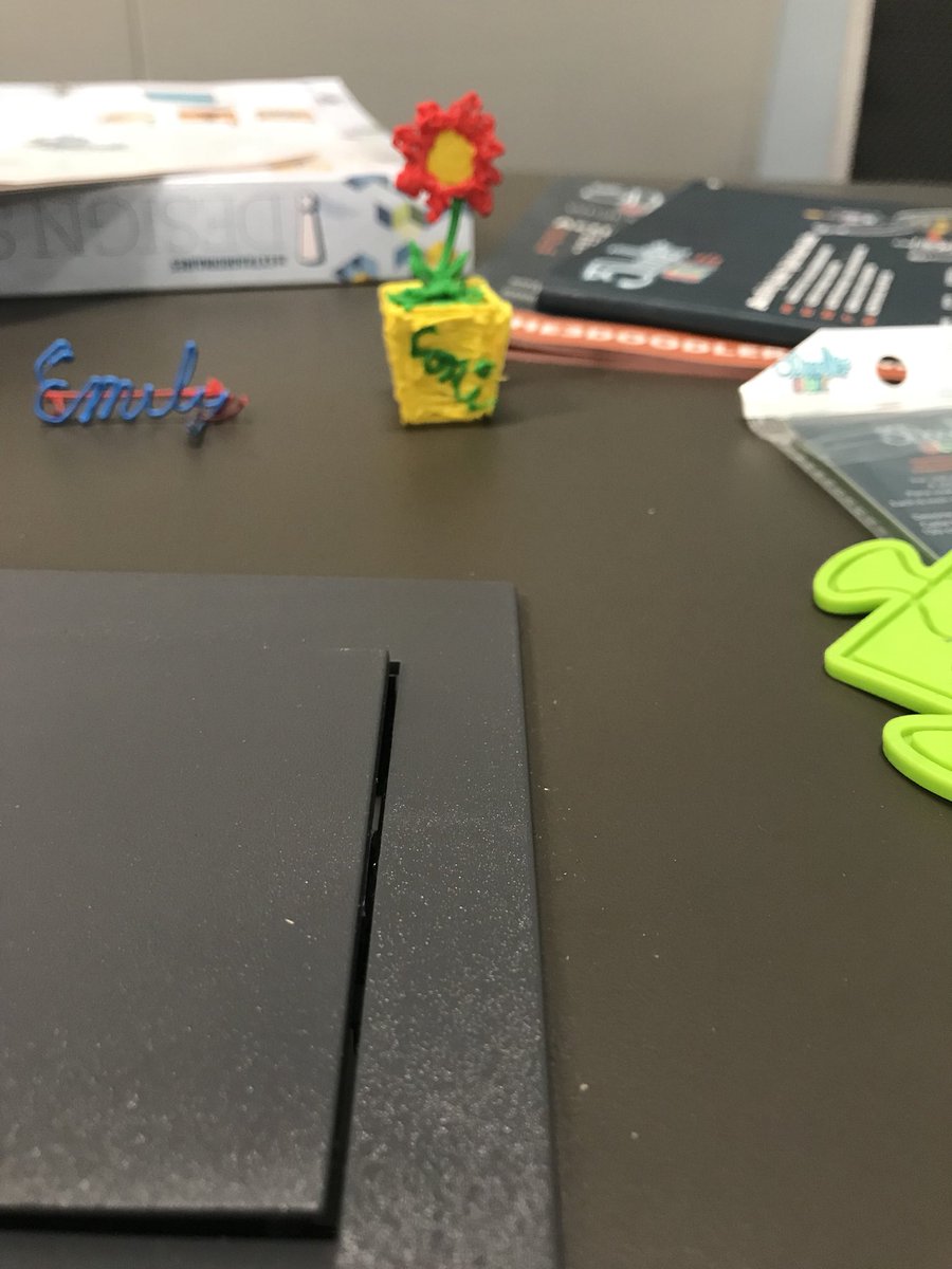 CoburnCori's tweet photo. Had a Make-tastic day at #TCEA #MakerSpace training with my team. Thanks to @TechTimeWithJ9 &amp; @rrodgers for their contributions. 👍🏾 https://t.co/ZJ1NDXi7kS