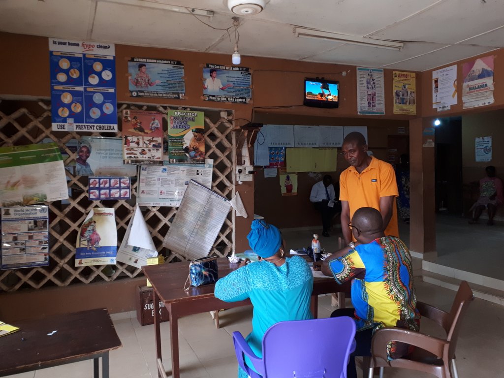 dataninjasteam's tweet photo. @dataninjasteam Alakia Olode Model PHC, in the outskirts of Ibadan with a  high burden of malaria. It is strongly supported by GF and PMI through the donation of LLIN, RDT and antimalaria medications. @academy_arc @zukynokeke @OlubimpeG @Kassimtalatu https://t.co/XqawgMnaSt