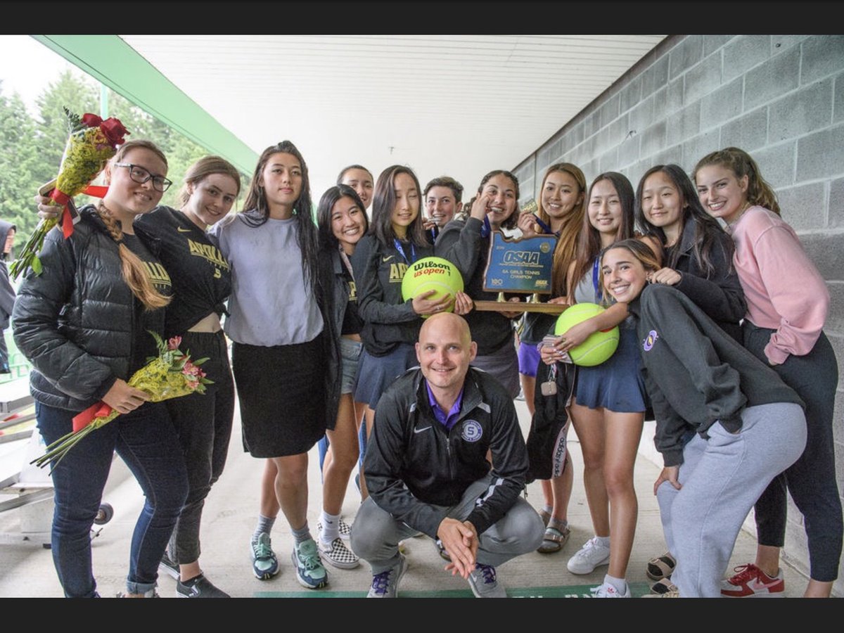 Congratulations to the girls tennis team for winning first at state over the weekend!! #GoApollos #BleedPurple